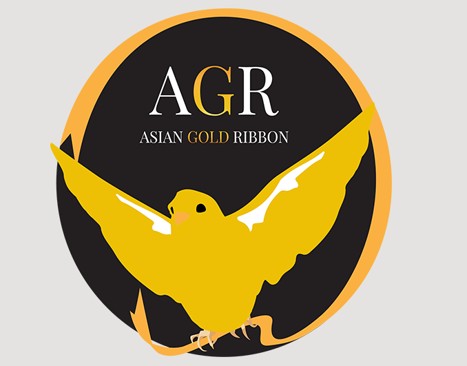 Asian Gold Ribbon logo