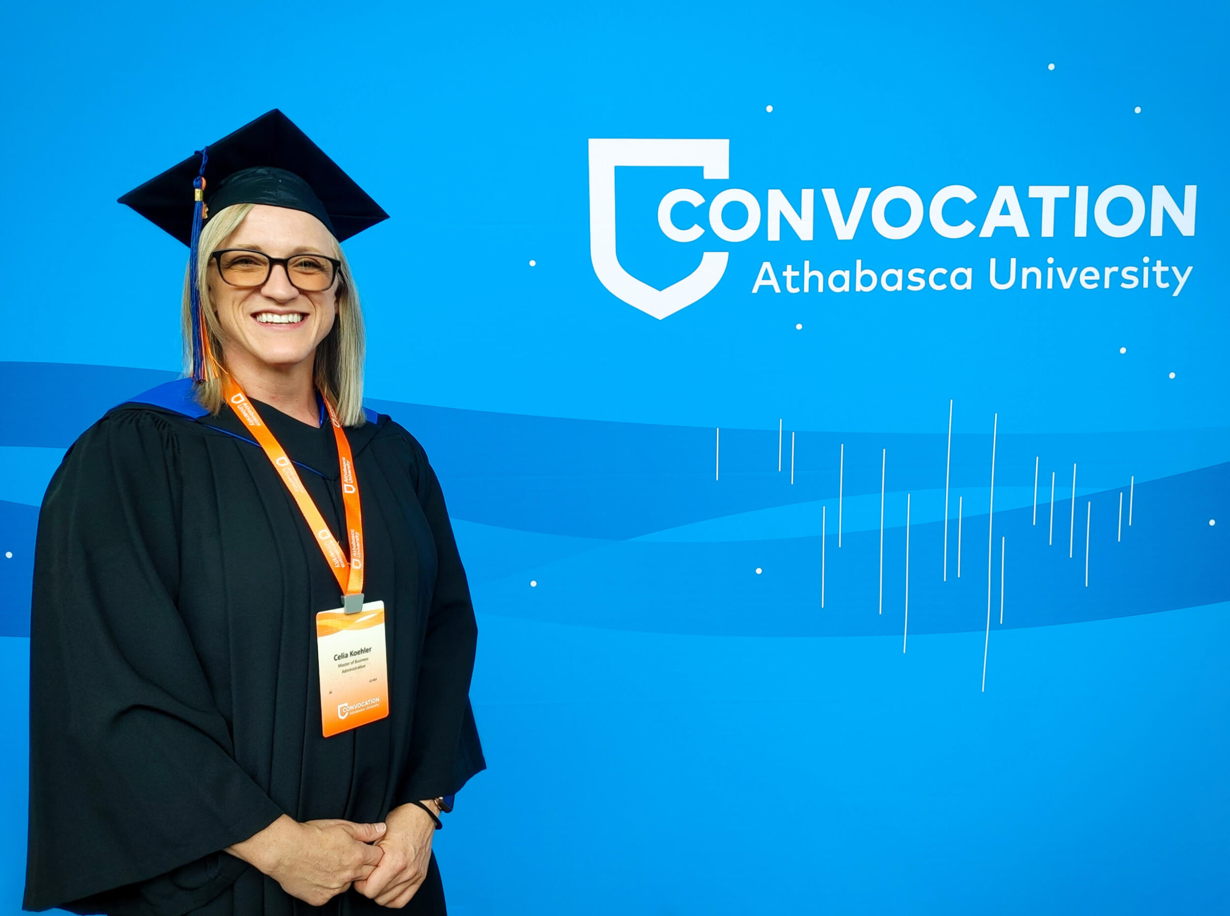 Athabasca University MBA grad Celia Koehler