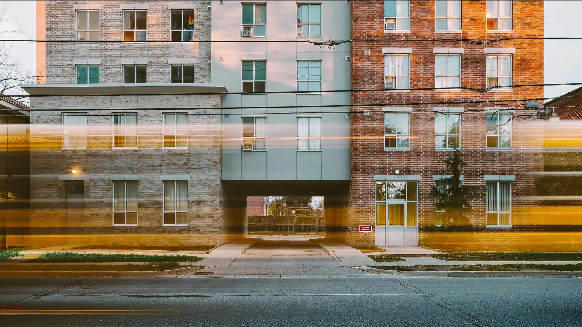 an affordable housing apartment building